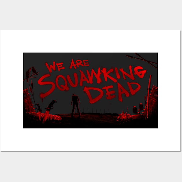 TWDSeason10 ALT-ART Wall Art by SQUAWKING DEAD